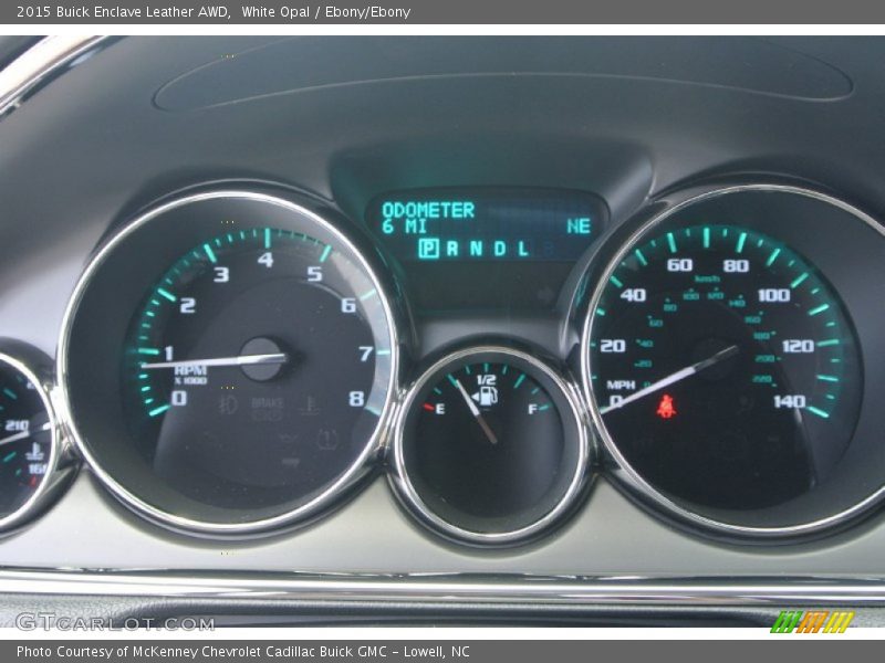 White Opal / Ebony/Ebony 2015 Buick Enclave Leather AWD