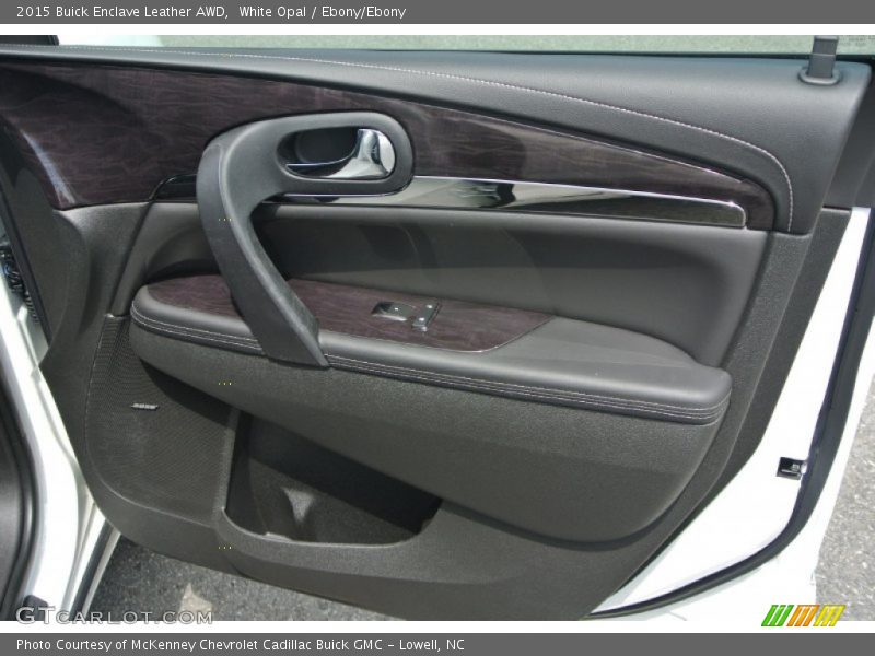 White Opal / Ebony/Ebony 2015 Buick Enclave Leather AWD