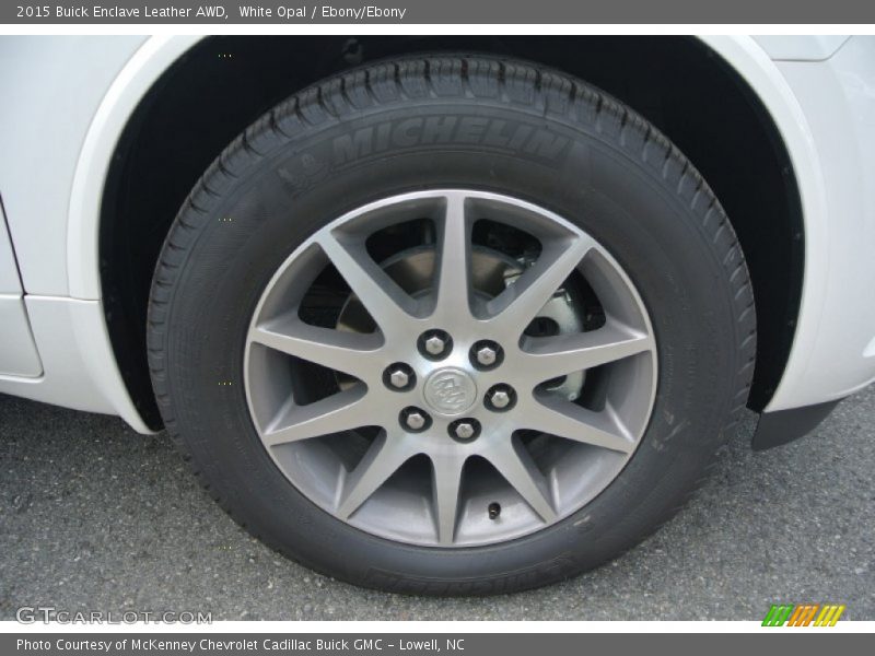 White Opal / Ebony/Ebony 2015 Buick Enclave Leather AWD