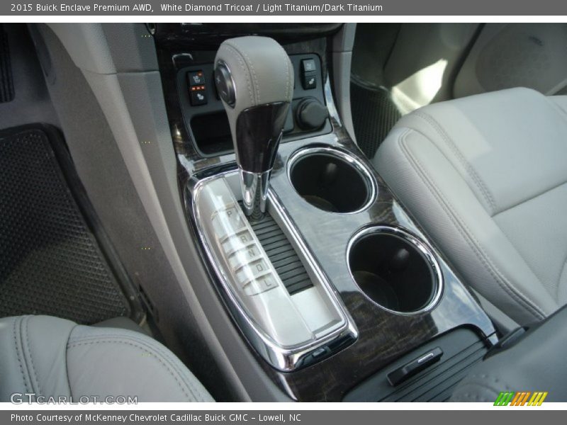 White Diamond Tricoat / Light Titanium/Dark Titanium 2015 Buick Enclave Premium AWD