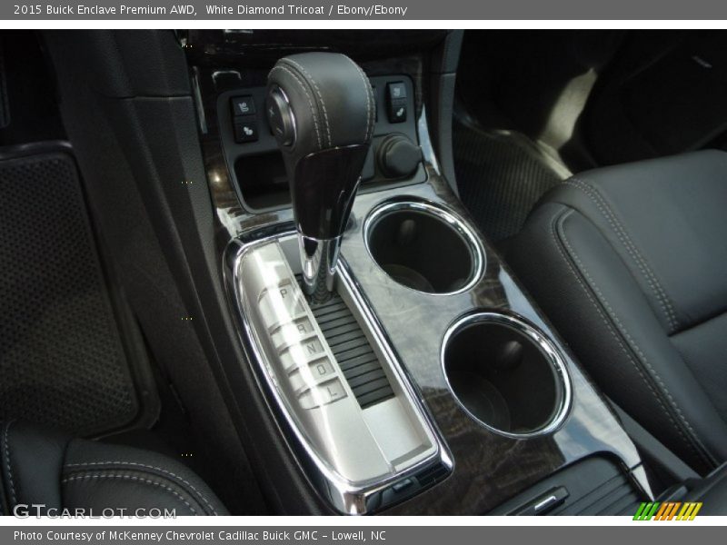 White Diamond Tricoat / Ebony/Ebony 2015 Buick Enclave Premium AWD