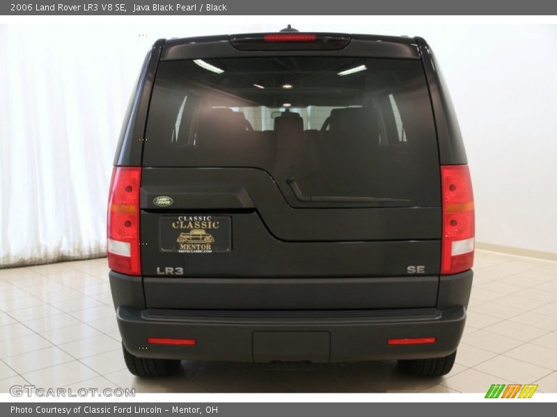 Java Black Pearl / Black 2006 Land Rover LR3 V8 SE