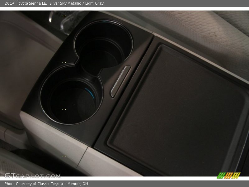 Silver Sky Metallic / Light Gray 2014 Toyota Sienna LE