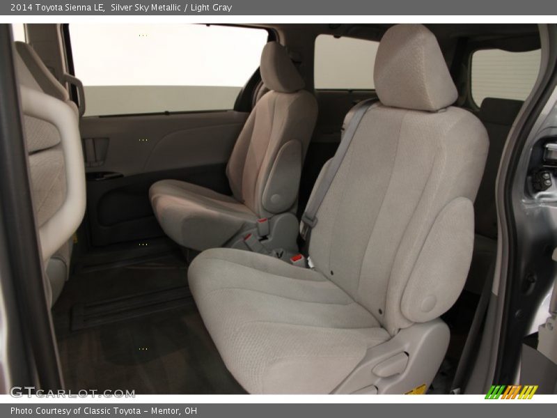 Silver Sky Metallic / Light Gray 2014 Toyota Sienna LE
