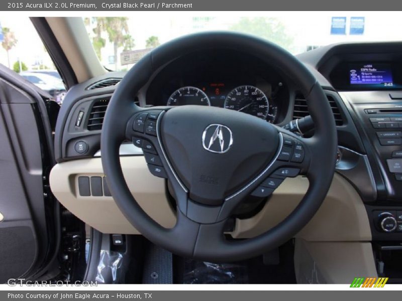 Crystal Black Pearl / Parchment 2015 Acura ILX 2.0L Premium
