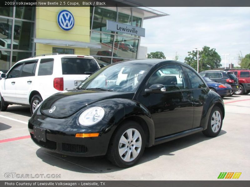 Black / Black 2009 Volkswagen New Beetle 2.5 Coupe