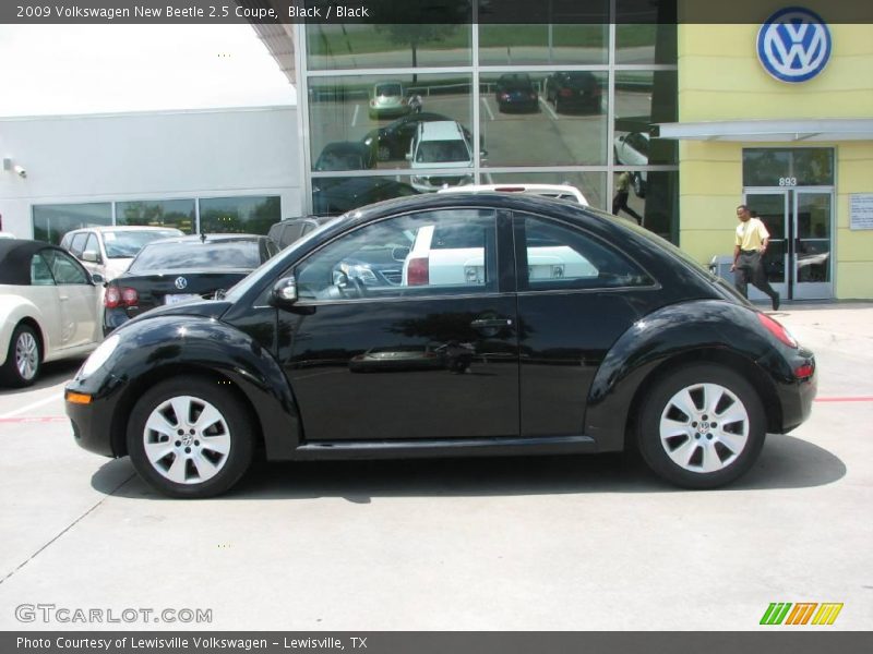 Black / Black 2009 Volkswagen New Beetle 2.5 Coupe