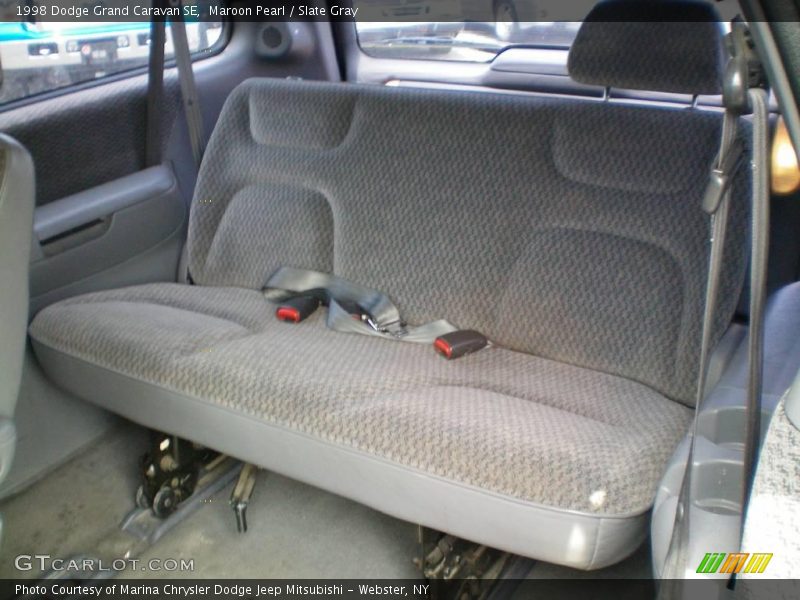 Maroon Pearl / Slate Gray 1998 Dodge Grand Caravan SE
