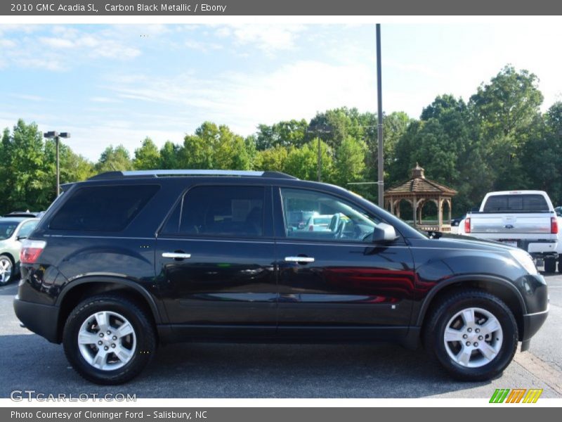 Carbon Black Metallic / Ebony 2010 GMC Acadia SL