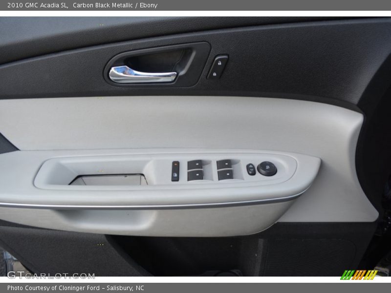 Carbon Black Metallic / Ebony 2010 GMC Acadia SL