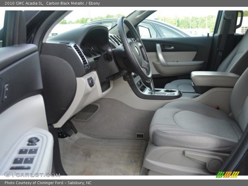 Carbon Black Metallic / Ebony 2010 GMC Acadia SL