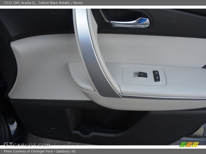 Carbon Black Metallic / Ebony 2010 GMC Acadia SL