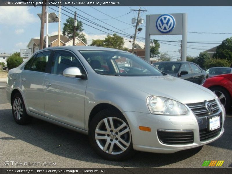 Reflex Silver Metallic / Anthracite 2007 Volkswagen Jetta 2.5 Sedan