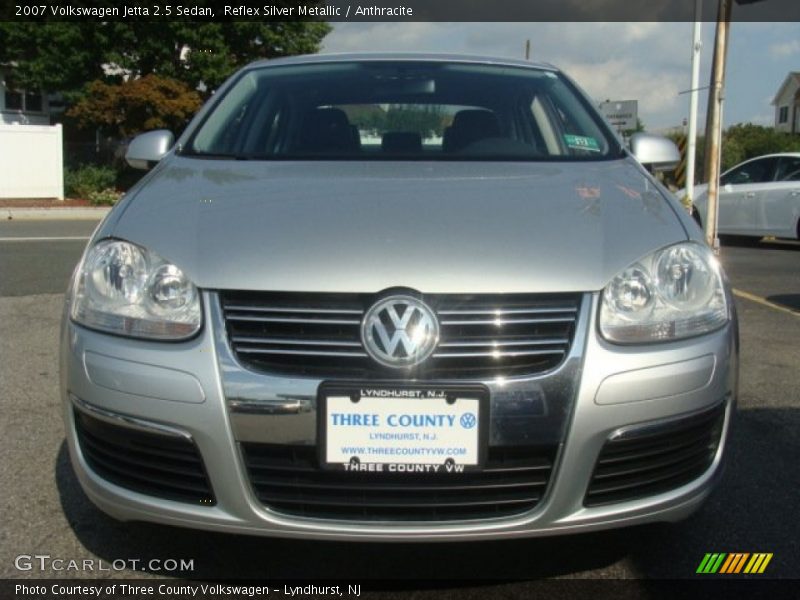 Reflex Silver Metallic / Anthracite 2007 Volkswagen Jetta 2.5 Sedan