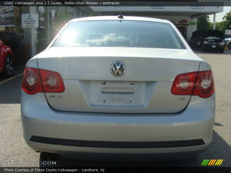 Reflex Silver Metallic / Anthracite 2007 Volkswagen Jetta 2.5 Sedan