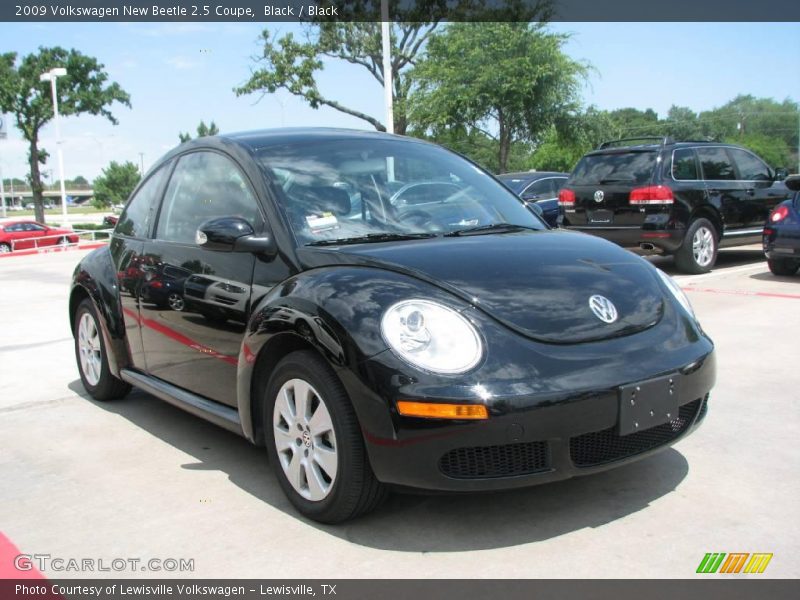 Black / Black 2009 Volkswagen New Beetle 2.5 Coupe