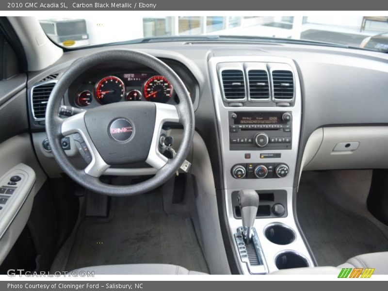 Carbon Black Metallic / Ebony 2010 GMC Acadia SL