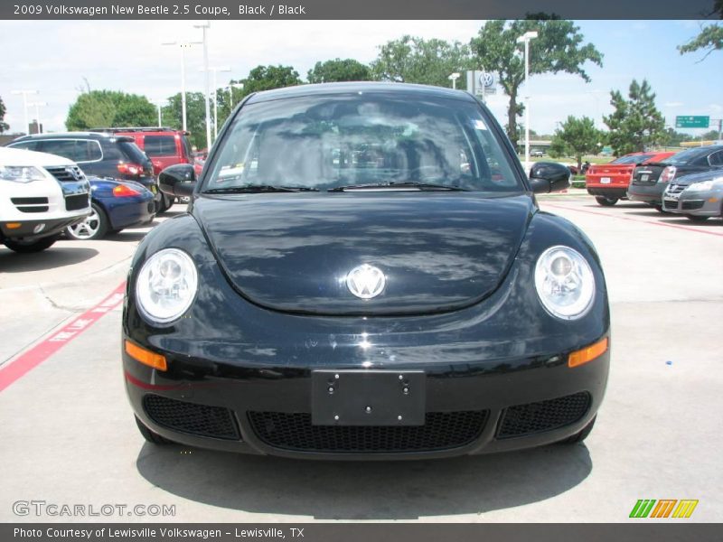 Black / Black 2009 Volkswagen New Beetle 2.5 Coupe