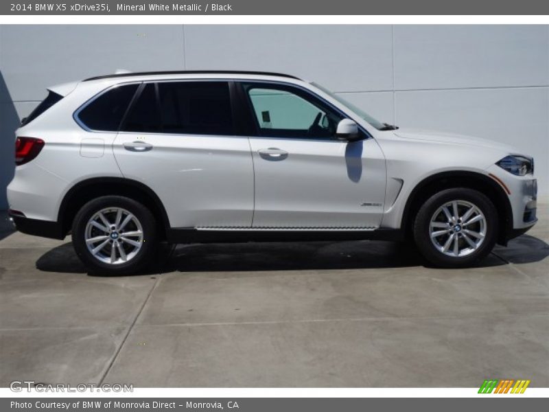 Mineral White Metallic / Black 2014 BMW X5 xDrive35i