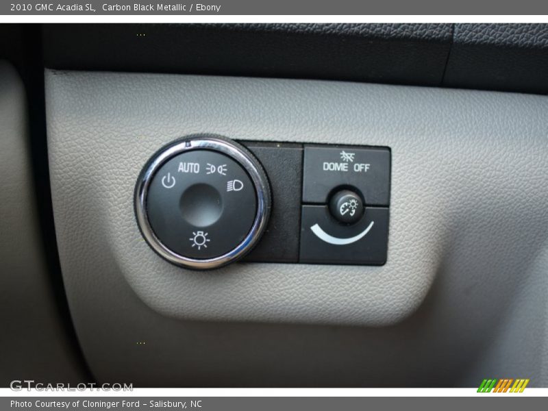 Carbon Black Metallic / Ebony 2010 GMC Acadia SL