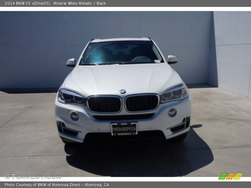 Mineral White Metallic / Black 2014 BMW X5 xDrive35i