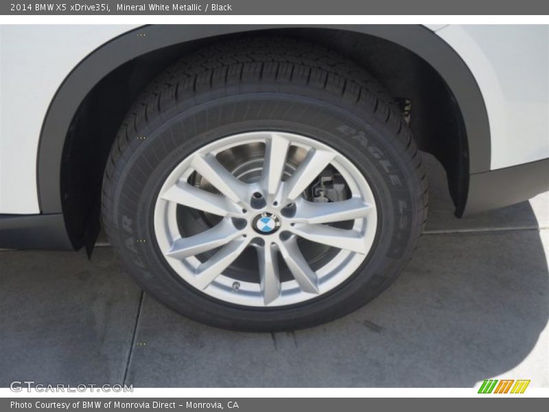 Mineral White Metallic / Black 2014 BMW X5 xDrive35i