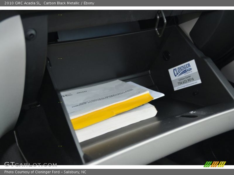 Carbon Black Metallic / Ebony 2010 GMC Acadia SL