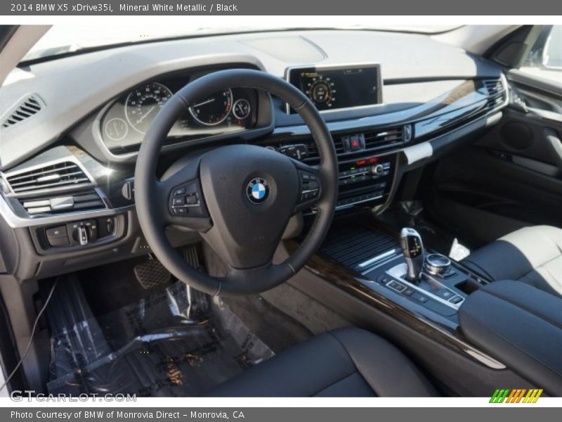 Mineral White Metallic / Black 2014 BMW X5 xDrive35i