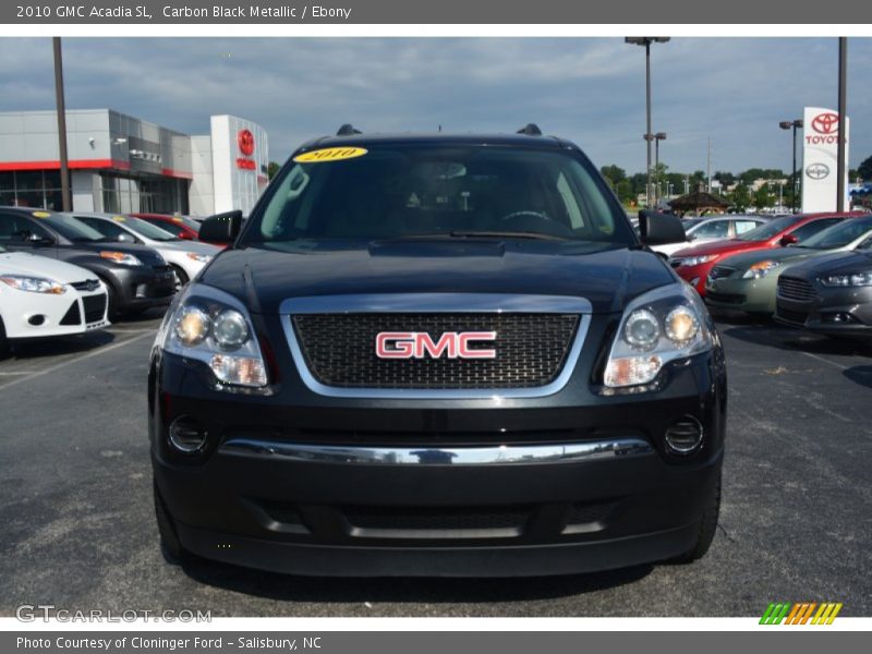 Carbon Black Metallic / Ebony 2010 GMC Acadia SL