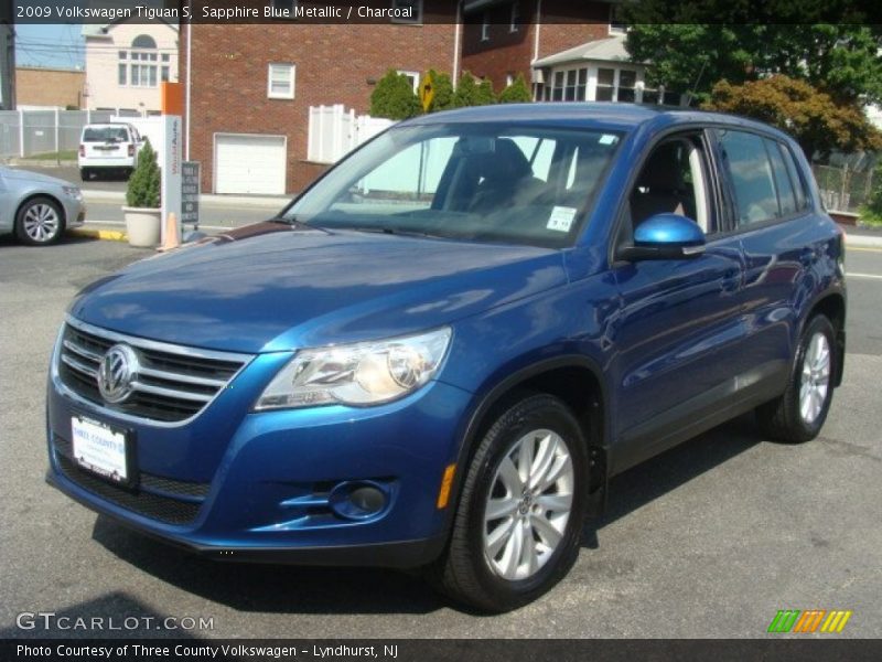 Sapphire Blue Metallic / Charcoal 2009 Volkswagen Tiguan S