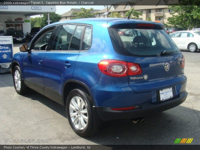 Sapphire Blue Metallic / Charcoal 2009 Volkswagen Tiguan S