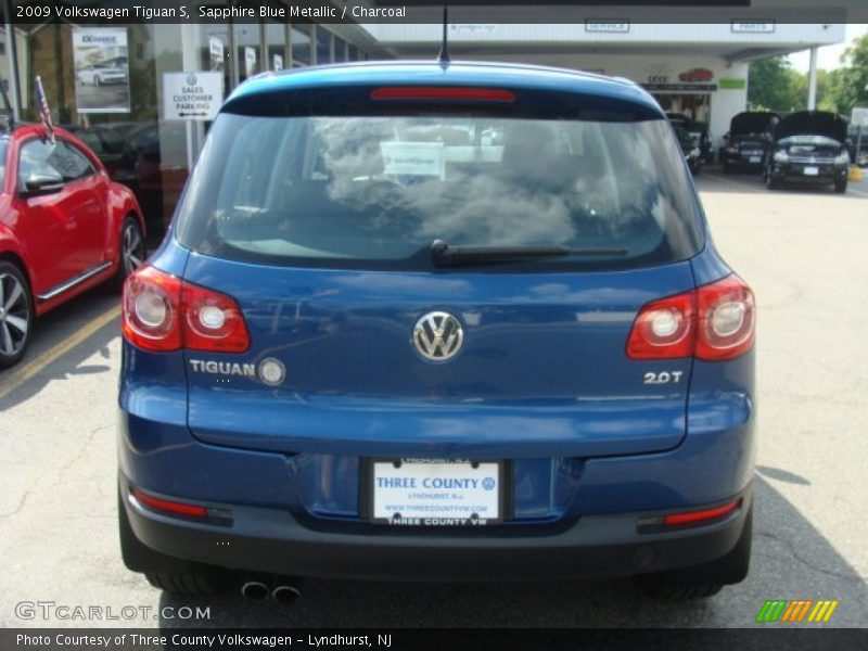 Sapphire Blue Metallic / Charcoal 2009 Volkswagen Tiguan S