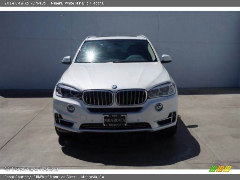 Mineral White Metallic / Mocha 2014 BMW X5 xDrive35i