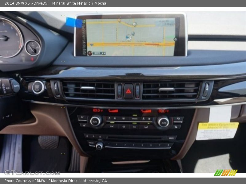 Mineral White Metallic / Mocha 2014 BMW X5 xDrive35i
