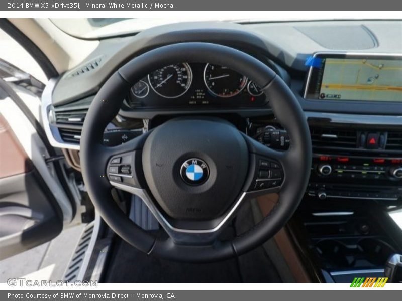 Mineral White Metallic / Mocha 2014 BMW X5 xDrive35i
