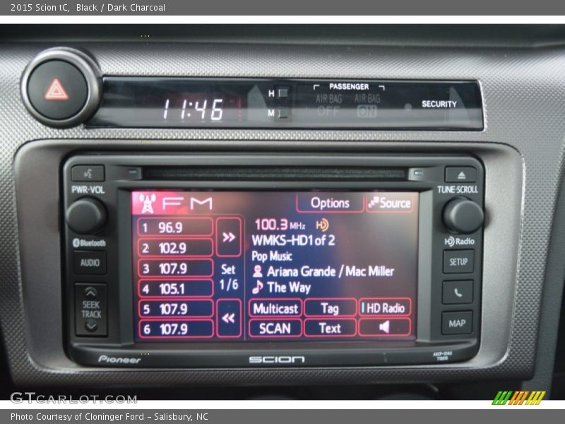 Black / Dark Charcoal 2015 Scion tC