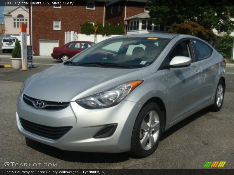 Silver / Gray 2013 Hyundai Elantra GLS