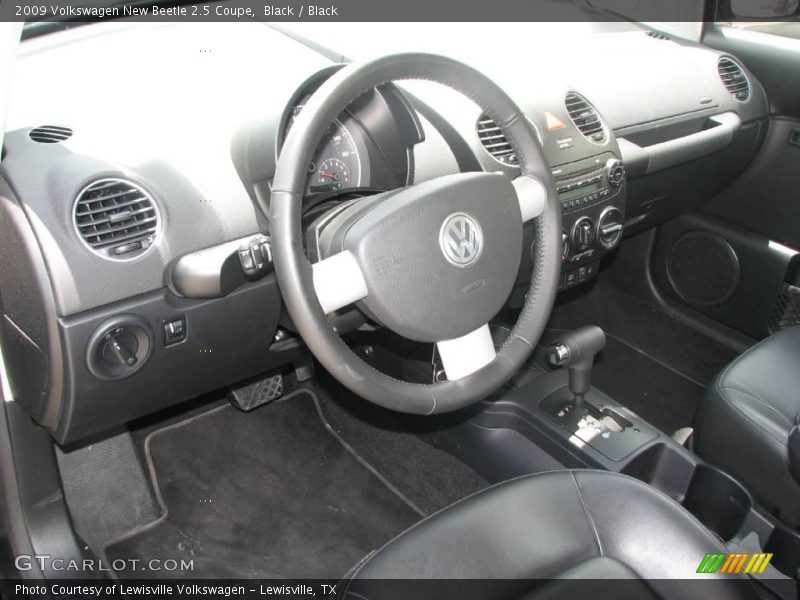 Black / Black 2009 Volkswagen New Beetle 2.5 Coupe
