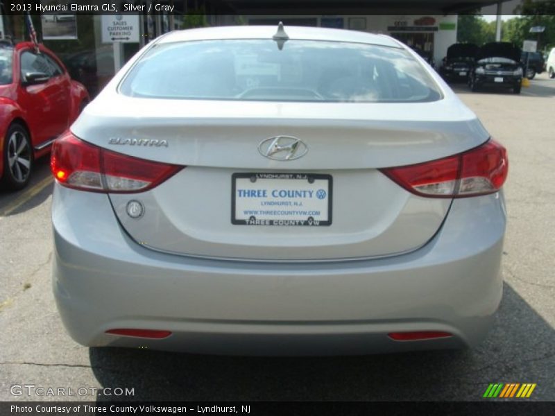Silver / Gray 2013 Hyundai Elantra GLS