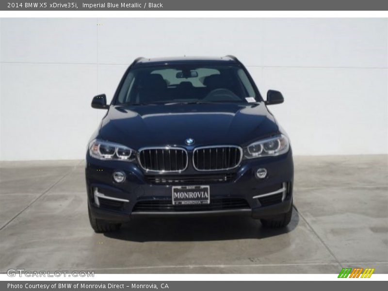 Imperial Blue Metallic / Black 2014 BMW X5 xDrive35i