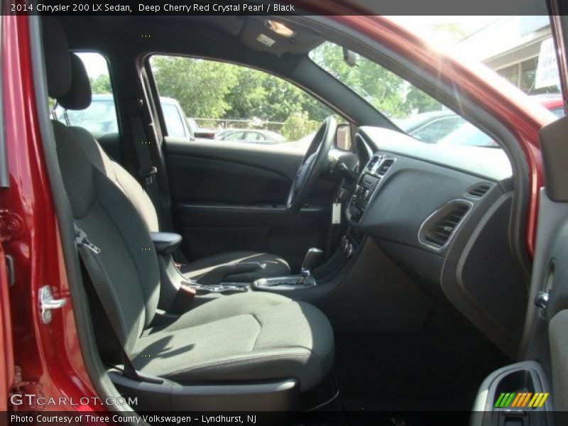 Deep Cherry Red Crystal Pearl / Black 2014 Chrysler 200 LX Sedan