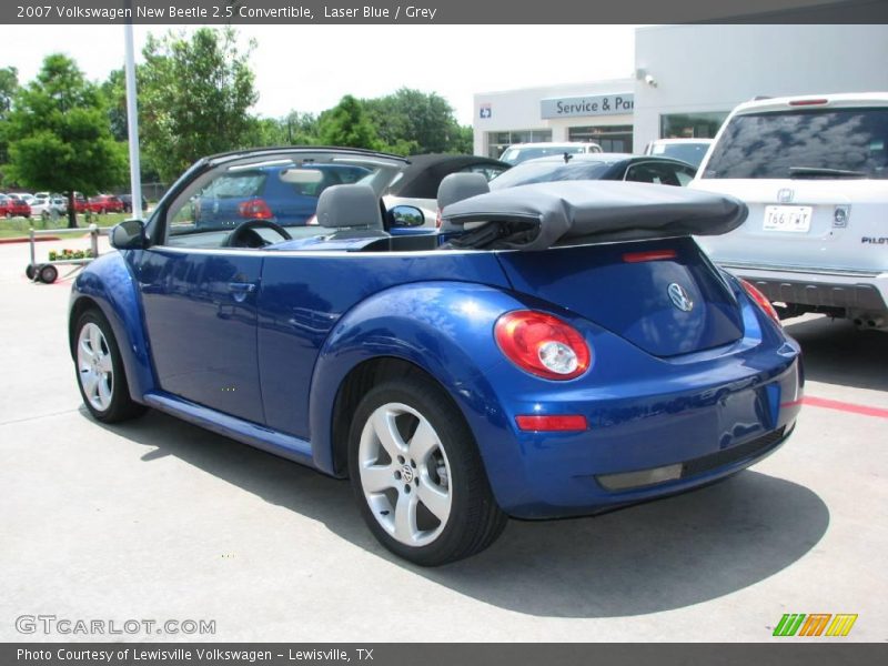 Laser Blue / Grey 2007 Volkswagen New Beetle 2.5 Convertible