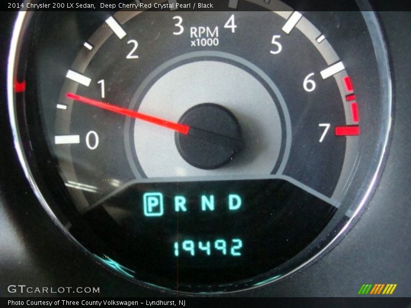 Deep Cherry Red Crystal Pearl / Black 2014 Chrysler 200 LX Sedan