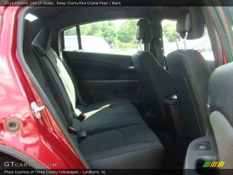 Deep Cherry Red Crystal Pearl / Black 2014 Chrysler 200 LX Sedan