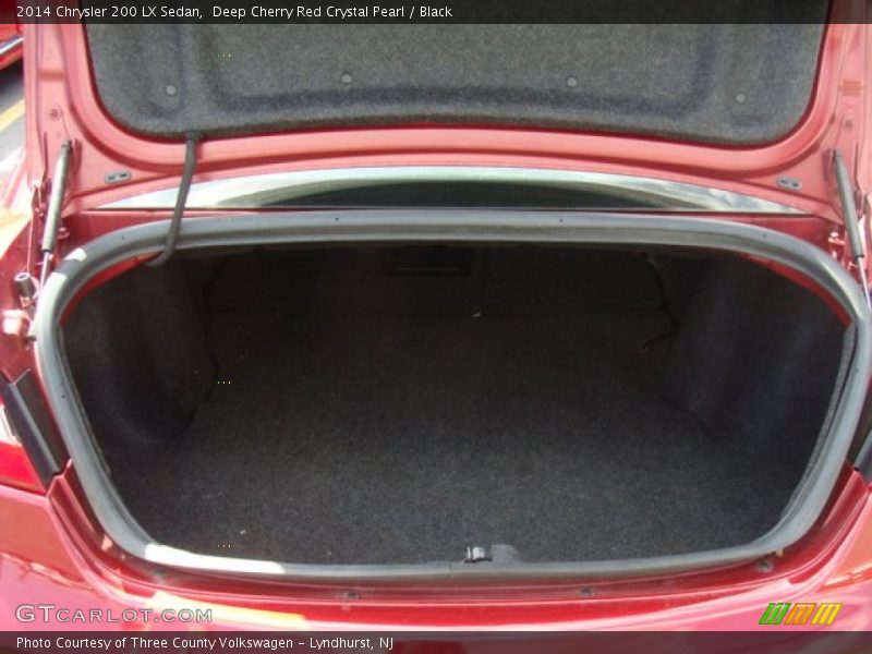 Deep Cherry Red Crystal Pearl / Black 2014 Chrysler 200 LX Sedan