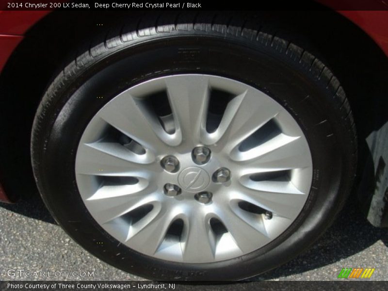 Deep Cherry Red Crystal Pearl / Black 2014 Chrysler 200 LX Sedan