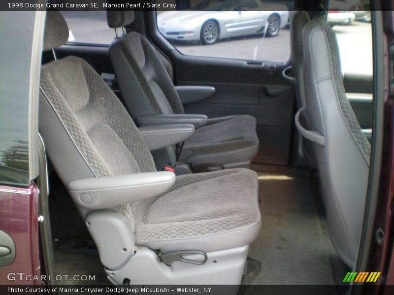 Maroon Pearl / Slate Gray 1998 Dodge Grand Caravan SE