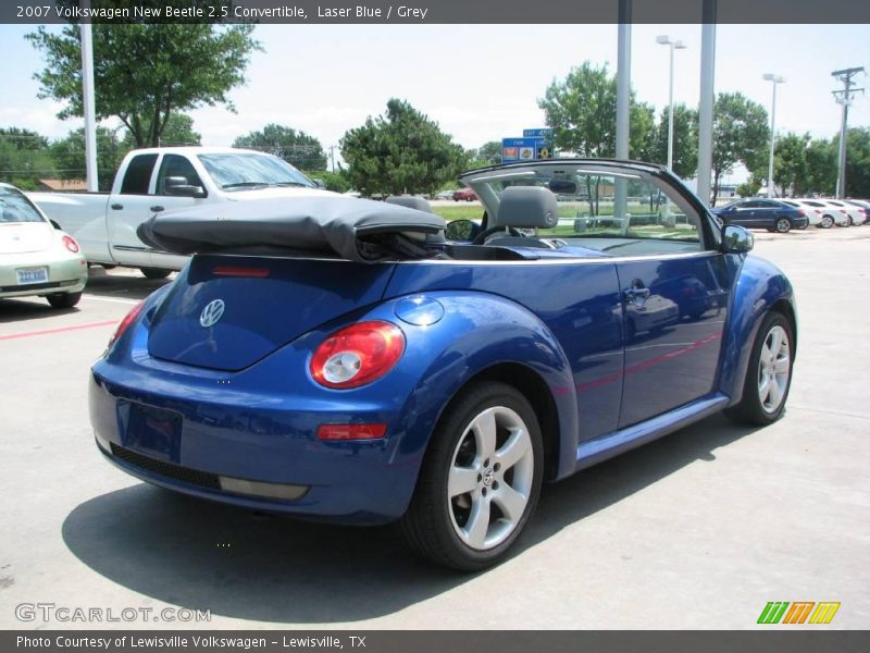 Laser Blue / Grey 2007 Volkswagen New Beetle 2.5 Convertible