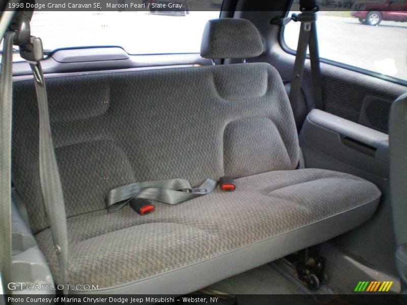 Maroon Pearl / Slate Gray 1998 Dodge Grand Caravan SE