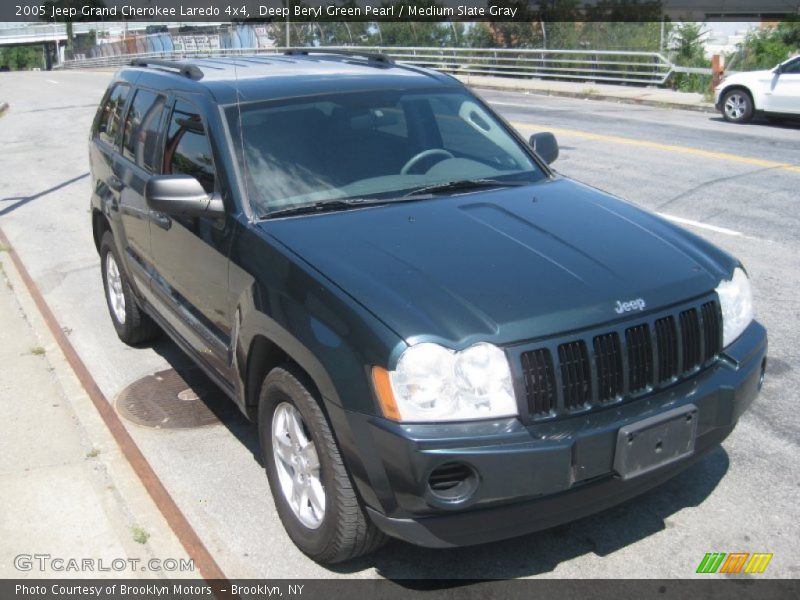 Deep Beryl Green Pearl / Medium Slate Gray 2005 Jeep Grand Cherokee Laredo 4x4